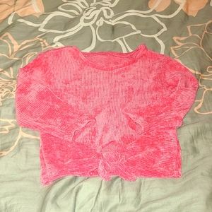 Toddler girl's cashmere knot sweater, size 4